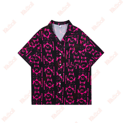red casual shirts